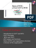 GATT To WTO Pesentation