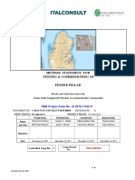 Method Statement For Testing & Commissioning of Feeder Pillar