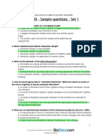 Exam in March 2013 Human Computer Interaction Questions and Answers