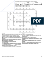 Price Floor, Ceiling and Elasticity CrosswordPrice Floor, Ceiling and Elasticity Crossword - WordMint