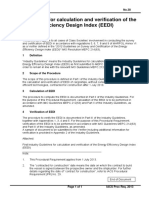 No. Procedure For Calculation and Verification of The Energy Efficiency Design Index (EEDI) No. 38