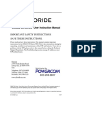 Chloride - Oneac On Series - User Manual