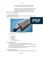 Guide To Drive Spindle Motor With LAPOND SVD-PS VFD