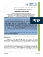 Effect of Soil and Water Conservation Measures On Ground Water Fluctuations and Recharge