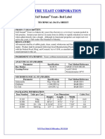 Lesaffre Yeast Corporation: SAF Instant Yeast - Red Label