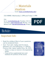 MSE104 Materials Characterization Intro