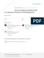 Modeling Analysis of GAMES and KENLAYER For Highway Pavement and Management