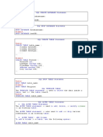 SQL Statement