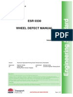 ESR 0330 Wheel Defect Manual: Engineering Standard Rolling Stock