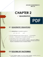 Advanced Mathematics - Chapter 2