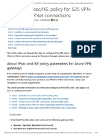 Configure IPsec - IKE Policy For S2S VPN or VNet-To-VNet Connections - Azure Resource Manager - PowerShell - Microsoft Docs