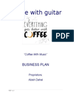 Coffee With Guitar: Business Plan