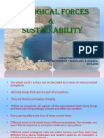 Ecological Forces & Sustainability: Department of Architecture Madhav Institute of Technology & Science, Gwalior