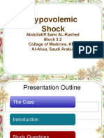 Hypovolemic Shock: Abdullatiff Sami AL-Rashed Block 3.2 Collage of Medicine, KFU Al-Ahsa, Saudi Arabia