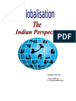 Globalisation - The Indian Perspective