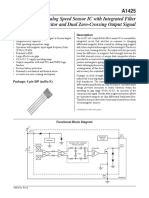 High Accuracy Analog Speed Sensor IC With Integrated Filter Capacitor and Dual Zero-Crossing Output Signal