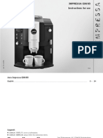 Jura Impressa E85 Operating Manual