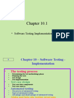 Software Testing Implementation