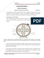 Eee-V-dcmachines and Synchronous Machines (10ee54) - Solution