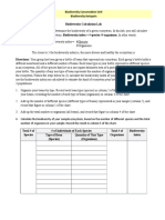 Biodiversity Lab Handout