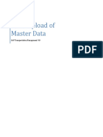 Mass Upload of Master Data