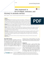 What Happens After Treatment? A Systematic Review of Relapse, Remission, and Recovery in Anorexia Nervosa