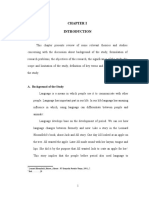 A. Background of The Study: Leonard Bloomfield, Bahasa, (Jakarta: PT Gramedia Pustaka Utama, 1995), Ibid, 20