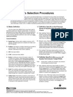 Actuators Selection Procedures (Bettis)