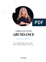 Unblock Your Abundance by Christiemarie Sheldon Workbook SP New Jan