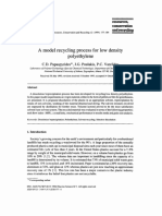 A Model Recycling Process For Low Density Polyethylene