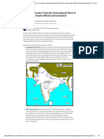 Balaji Viswanathan's Answer To How Is A Country's Border Determined - How Is The Border Made Official and Accepted Globally - Quora