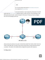 DAI (Dynamic ARP Inspection)