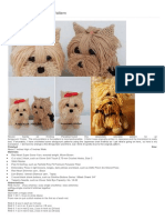 Amigurumi Yorkie Tutorial Pattern