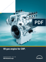 V8 Gas Engine For CHP.: MAN Nutzfahrzeuge