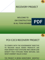 Pcii C2C3 Recovery Project: Welcome To GM Construction & All Team Members