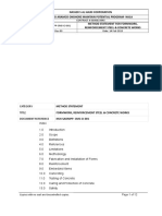 MS-001-Form Work, Reinforcement Steel & Concrete Works