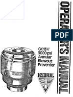 Hydril 13-3M HydrilGK Operators Manual 6611