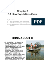 5.1 How Populations Grow