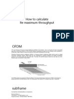 How To Calculate Lte Maximum Throughput