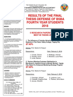 Bsba Theses Results 2018