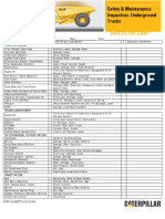 Safety & Maintenance Checklist Underground Trucks PDF