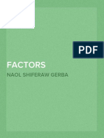 Factors Affecting Loan Repayment Performances: A Case Study in Development Bank of Ethiopia, Jimma District.