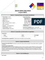 Msds o Xylene PDF