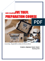 Toefl Prediction Test PDF