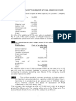 Problems On Accept or Reject Special of Er Decision