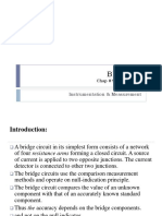 Bridges: Instrumentation & Measurement