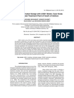 Modeling of Activated Sludge With ASM1 Model, Case Study On Wastewater Treatment Plant of South of Isfahan