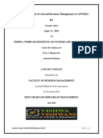 Final Report - A Study On Cash and Inventory Management