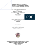 Non-Performing Assets: Status & Impact A Comparative Study of Public & Private Sector Banks