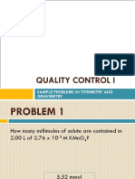 Sample Problems in Quality Control 1